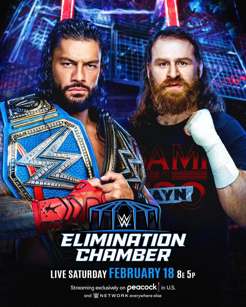 عرض غرفة الاقصاء WWE Elimination Chamber 2023 مترجم اون لاين