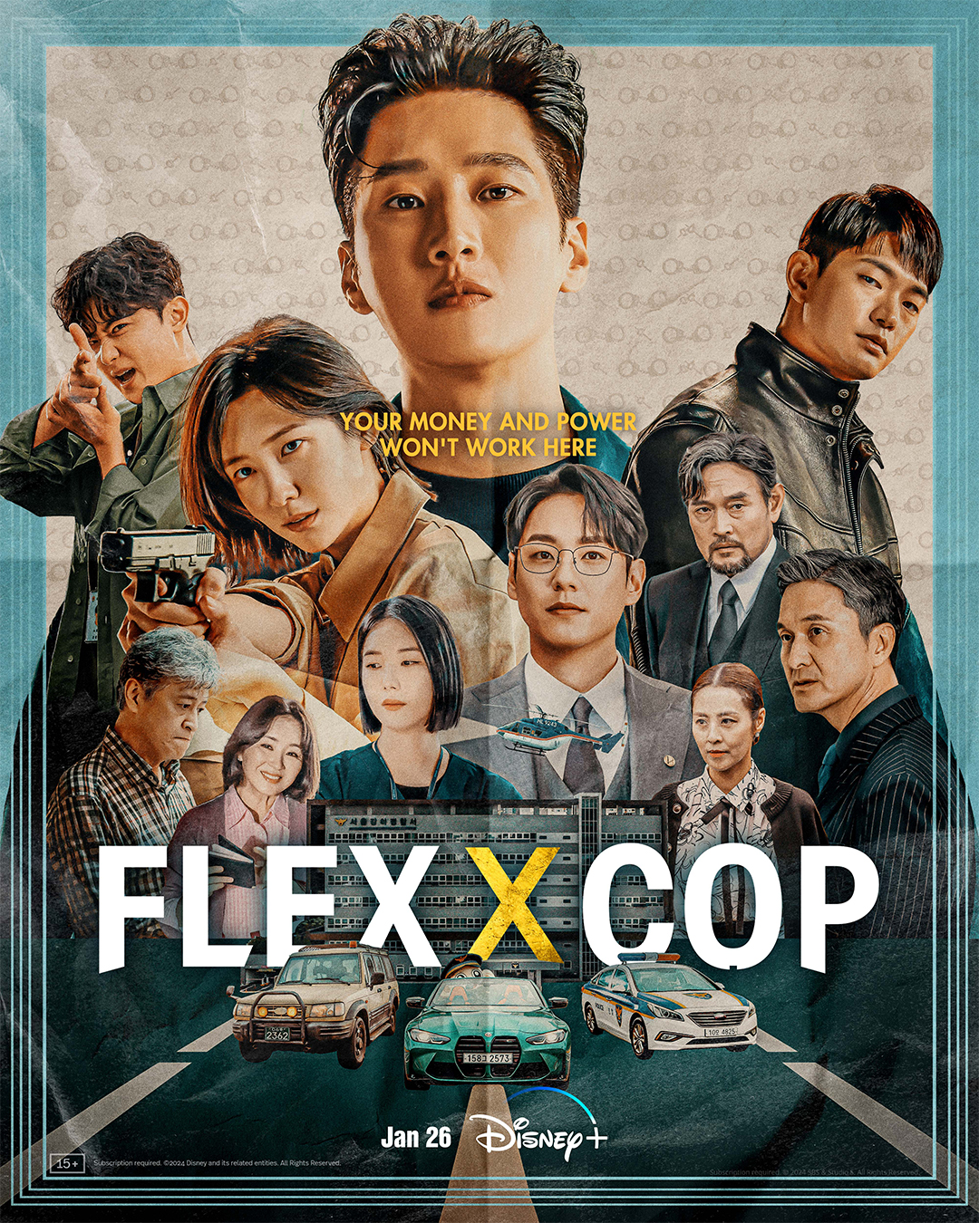 مسلسل ثري ضد محققة Flex X Cop الحلقة 14