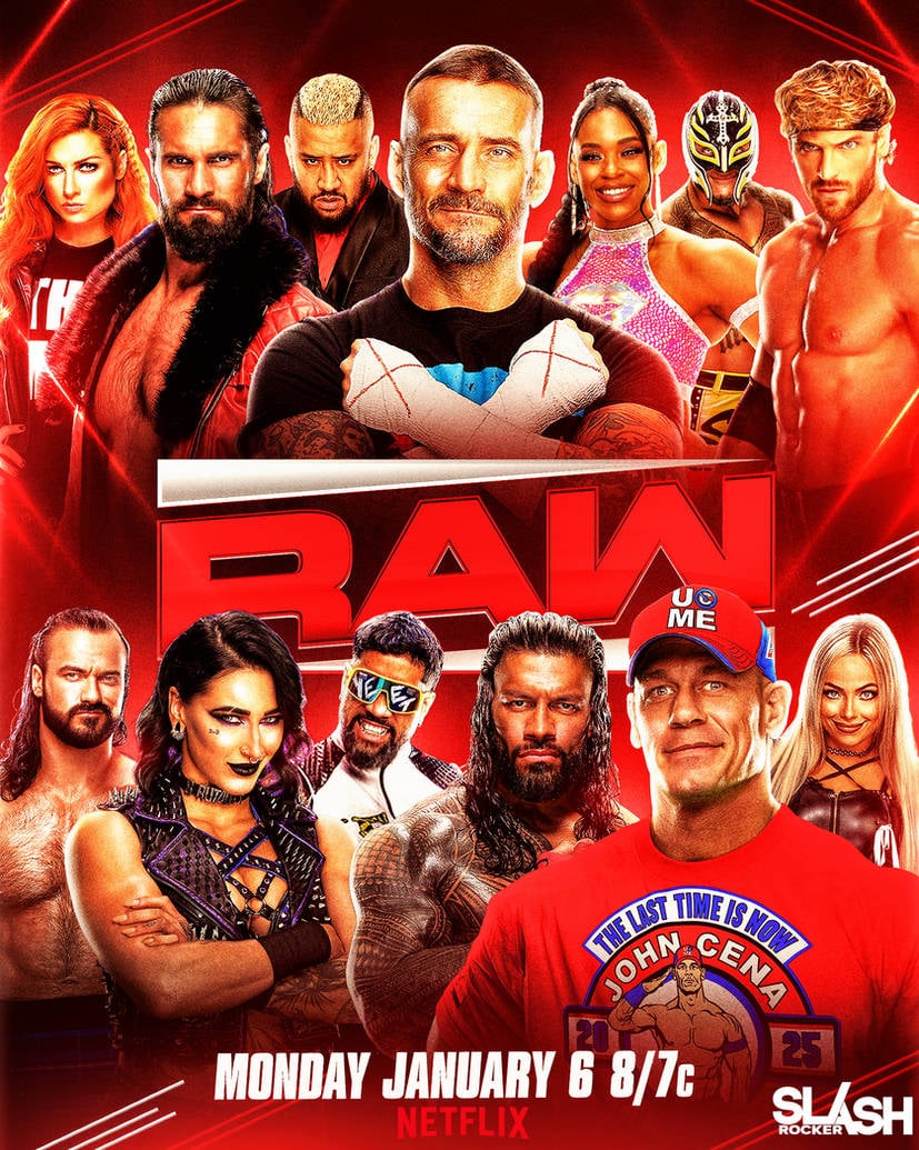 عرض الرو الاخير WWE Raw 13.01.2025 مترجم